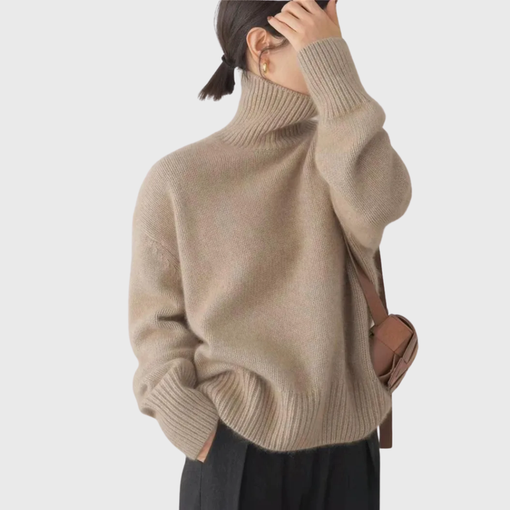 Isabella | Cashmere High-Neck Sweater