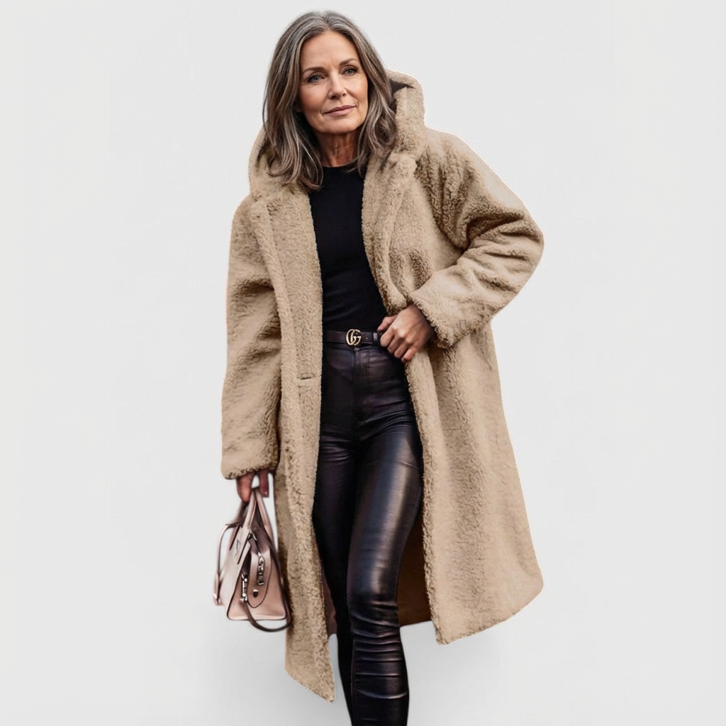 Avery™ | Shearling-Look City Coat